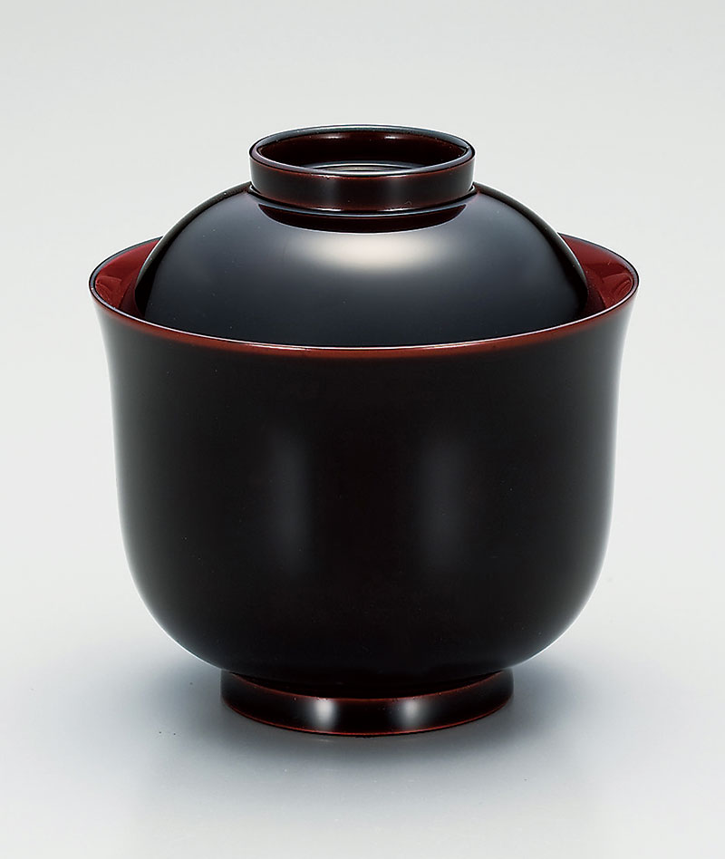 楽天市場】箸洗椀 溜内黒 松葉 5客セット 送料無料 日本製 吸い物椀 蓋