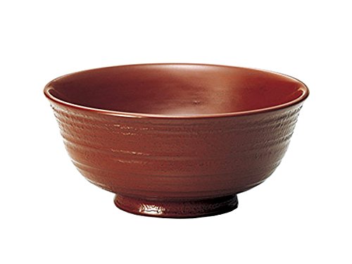 木製 飯椀 中 越前漆器 お椀 おわん 荒筋 古代朱塗り 漆塗り くりぬき 越前塗り めし椀 １個【ギフト】