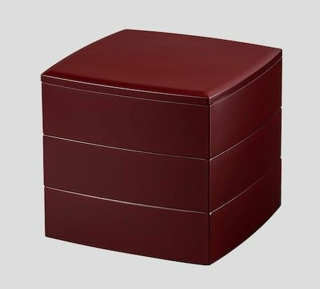 長期保管 津軽塗り 三段重箱 唐塗り 天然木 茶 漆器 漆塗り 工芸品 当時物 楽天市場】【津軽塗 唐塗】 三段角重4寸静寂青 【IO-006】【送料