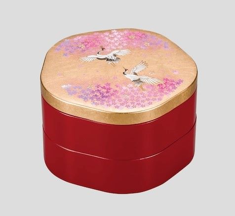 楽天市場】【輪島塗 重箱】四季草花蒔絵輪島/職人/木/あての木/日本製