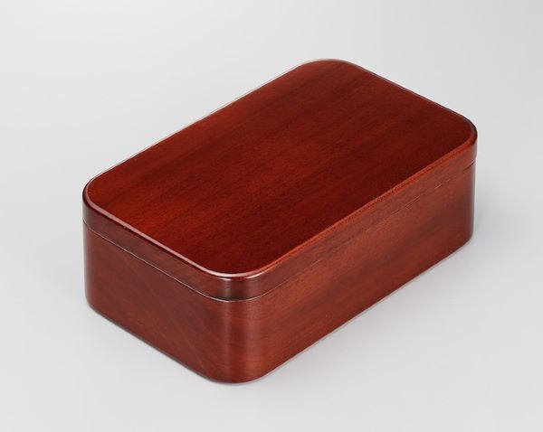 弁当箱 和食器 木製 杢目 長角型 会津塗師細工 おり入って弁当 会津ペンキ塗り【差し上げ物】【RCP】【楽ギフ_荷拵えより分ける】【楽ギフ_のし】【楽ギフ_のし宛書】