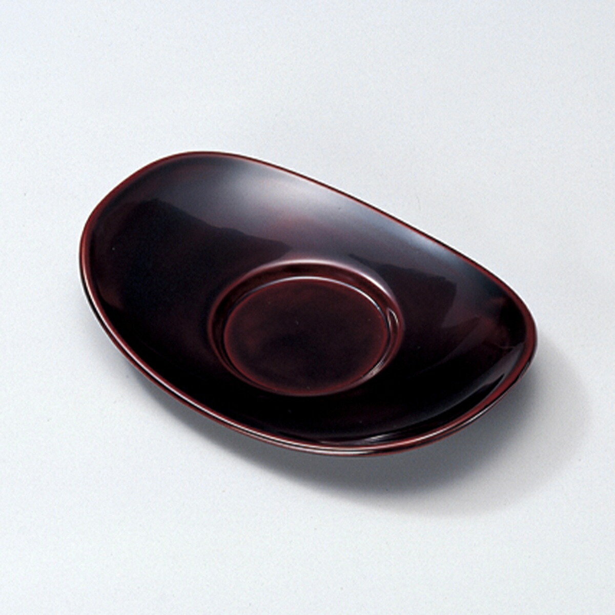 楽天市場】会津漆器 茶托 木製 金虫 4.5 朝顔型 漆塗り 5枚組 くりぬき