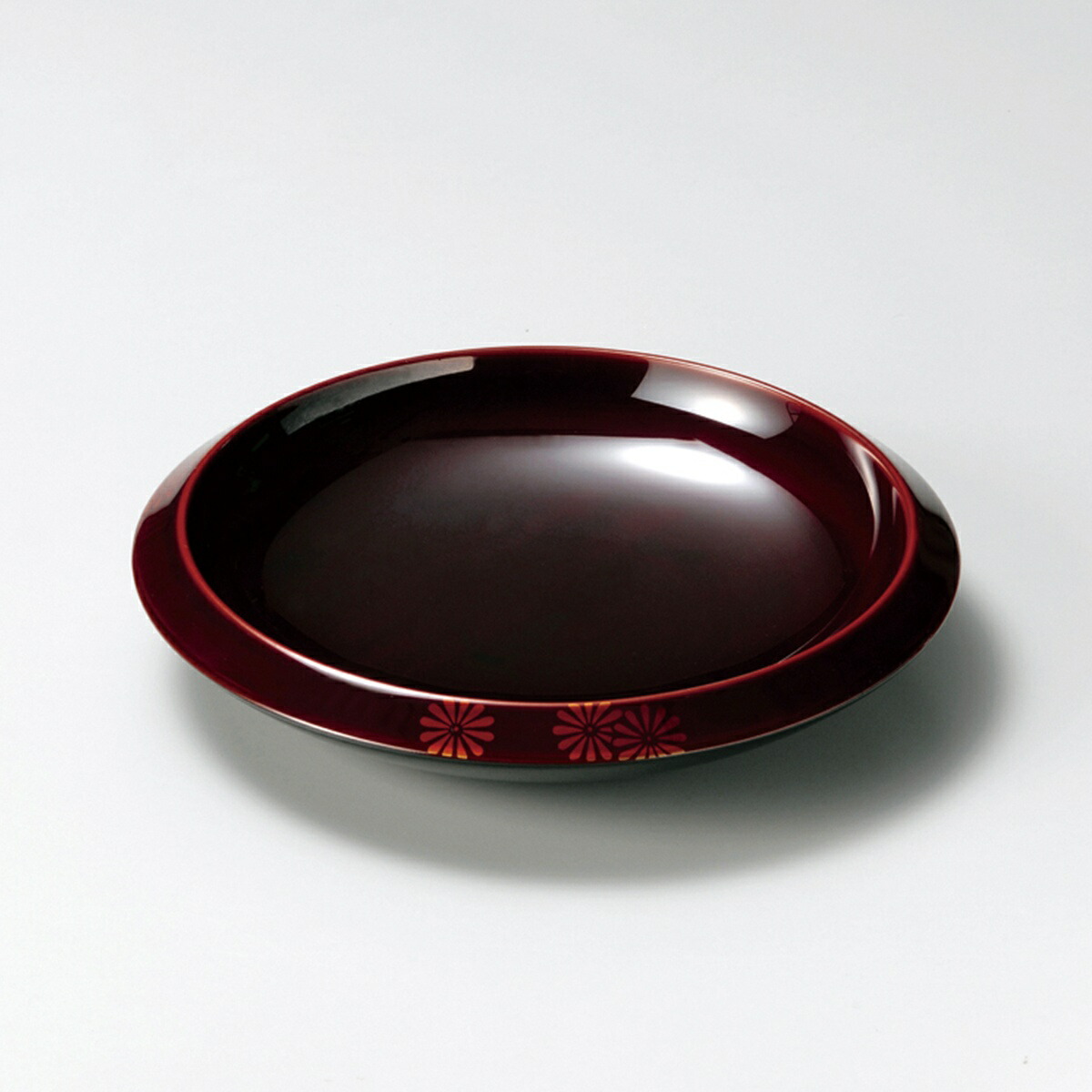 木製 越前塗師細工 盛器 8.0 透溜 菊 白檀 漆ペンキ塗り 御菓子鉢 越前ペンキ塗り 盛鉢 １個【差し上げ物・内祝い・成年者内祝い・一緒になる内祝い・営造祝賀会・しっぺい返し】【楽ギフ_荷拵えより分ける】【楽ギフ_のし】【楽ギフ_のし宛書】