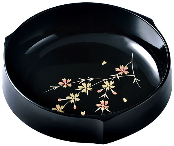 楽天市場】朱 8.0 平鉢(漆) 菓子器 菓子鉢 木材繊維(MDF)製 漆塗り