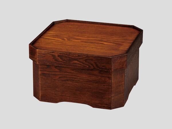 楽天市場】箱膳 隅切 お膳 漆塗り 木製 漆器 茶櫃 お盆 道具入れ 食事