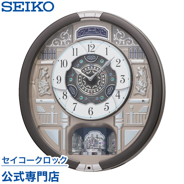 ゆう　ブランド セイコークロック　6曲 メロディ 回転飾り　電波時計 Amazon.co.jp: セイコークロック 掛け時計 からくり時計 電波