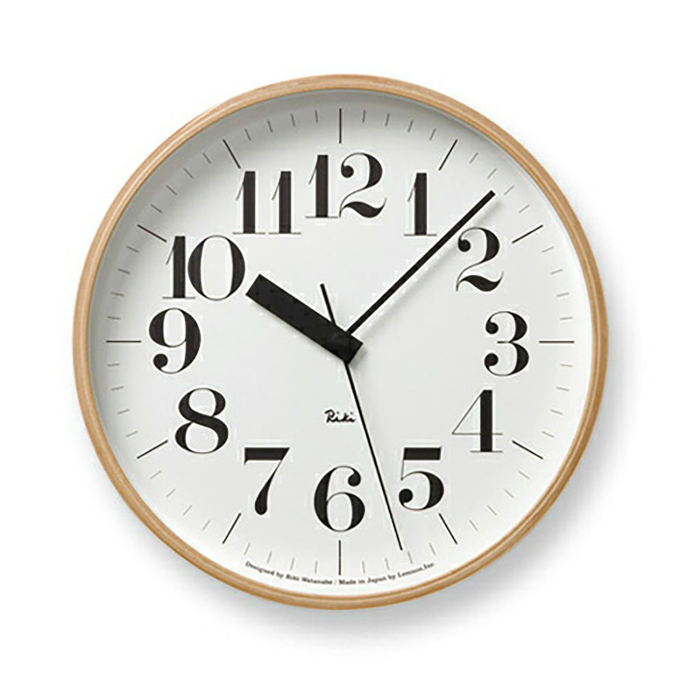 【ご用命後お届け予定をご回答】 RIKI CLOCK 電波クロック WR20-02 Mサイズ 正規品