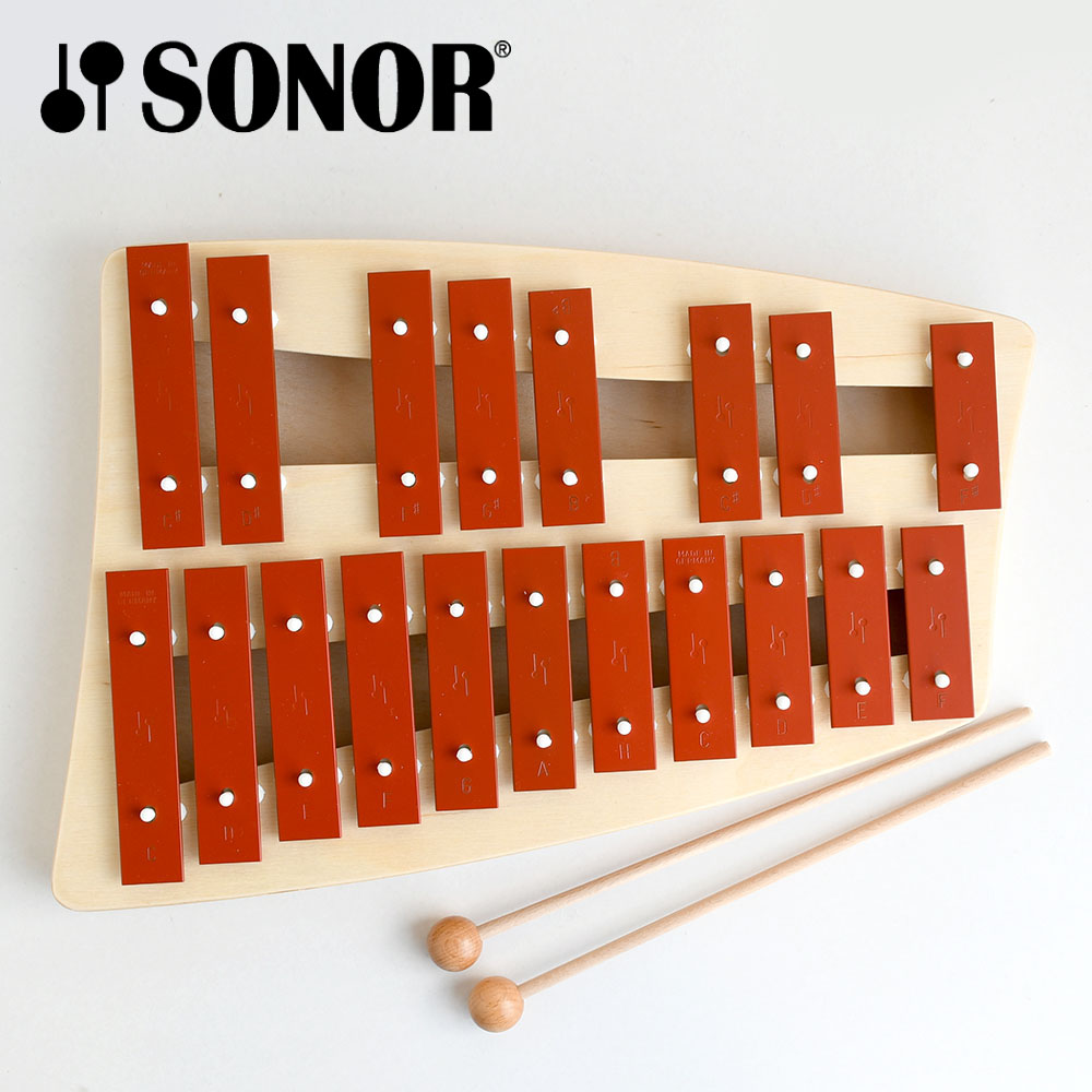 楽天市場】メタルフォン 赤 1段 NG10 SONOR ゾノア社 オルフ