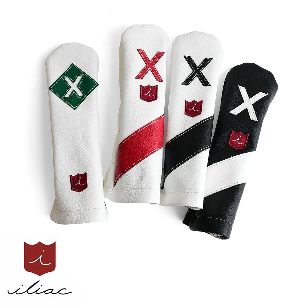 イリアック ゴルフ ヘッドカバー ユーティリティ用 ハイブリッド用 全4カラー 日本製 姫路レザー iliac golf おしゃれ