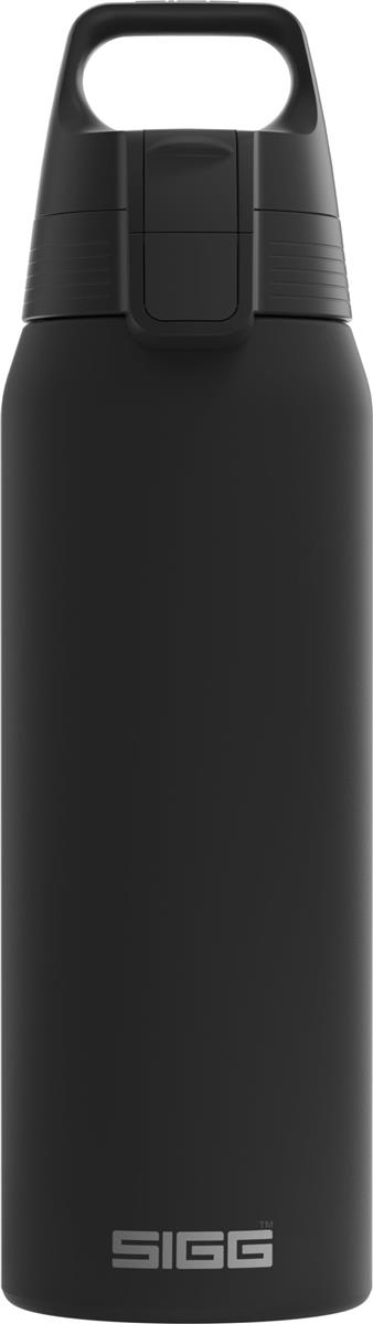 シグ(Sigg) アウトドア 吸い筒 瓶 シールドサ ーモ 黒いこと 0.75L 50438