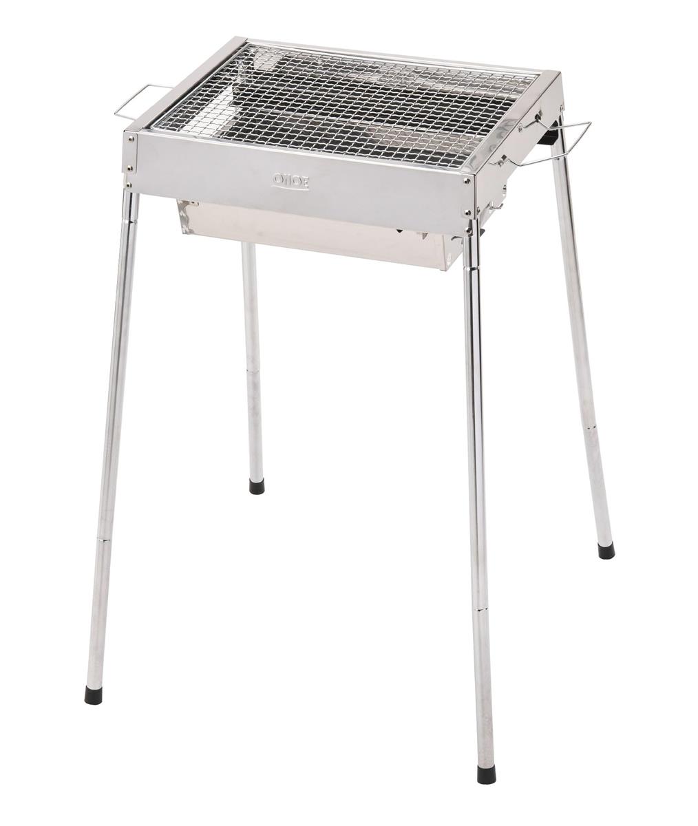 尾上製造所(ONOE) イヴォルブバーベキューコンロ-42 EV-42 1台 S(網29×37珊) かがり火台 食べ物屋 BBQ コンロ 難民キャンプ装置