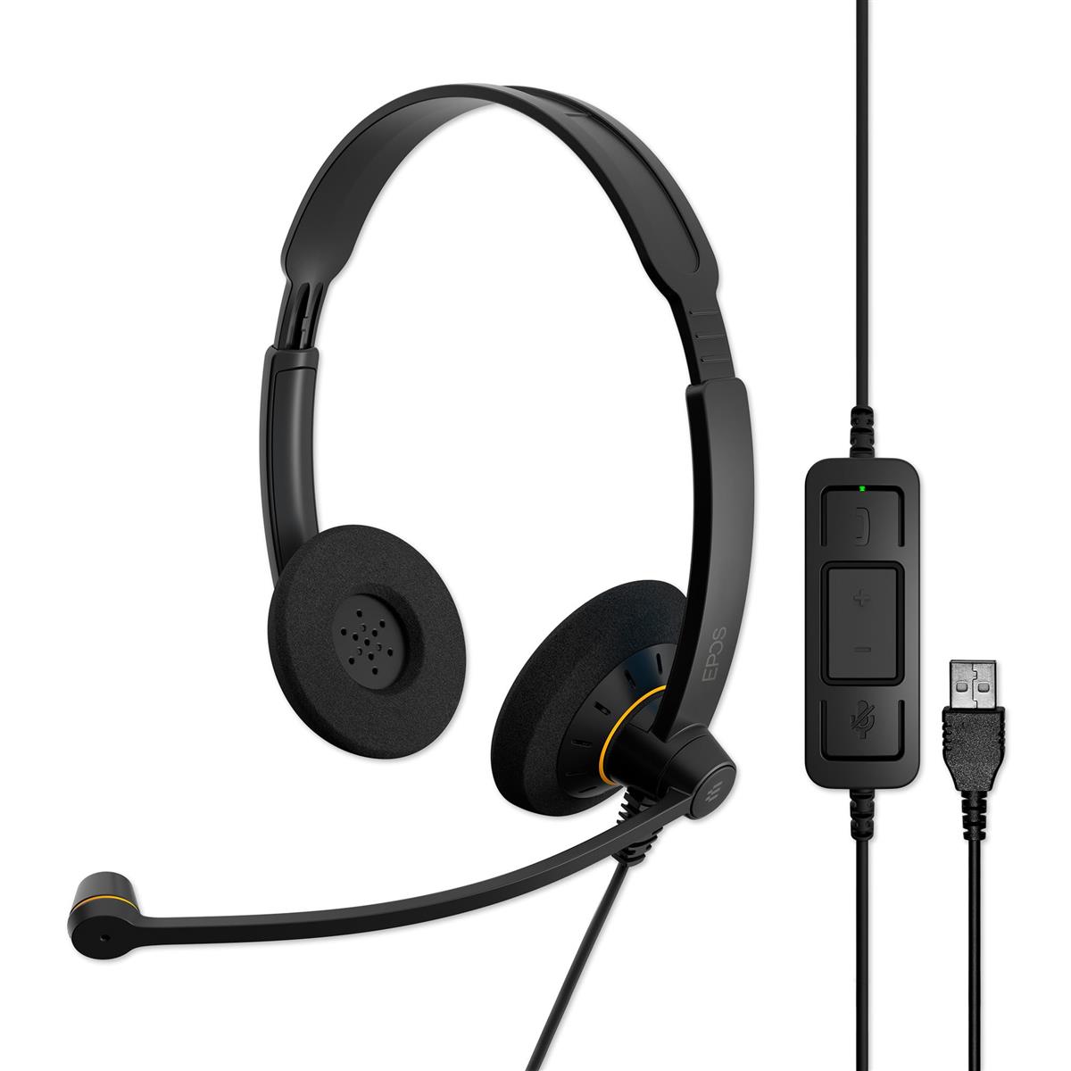 ゼ ンハ イザー SC 60 USB ML エ ントリ ークラ ス 両耳USB頭顱書き割り、コ ールコントロール役立つこと付 504547