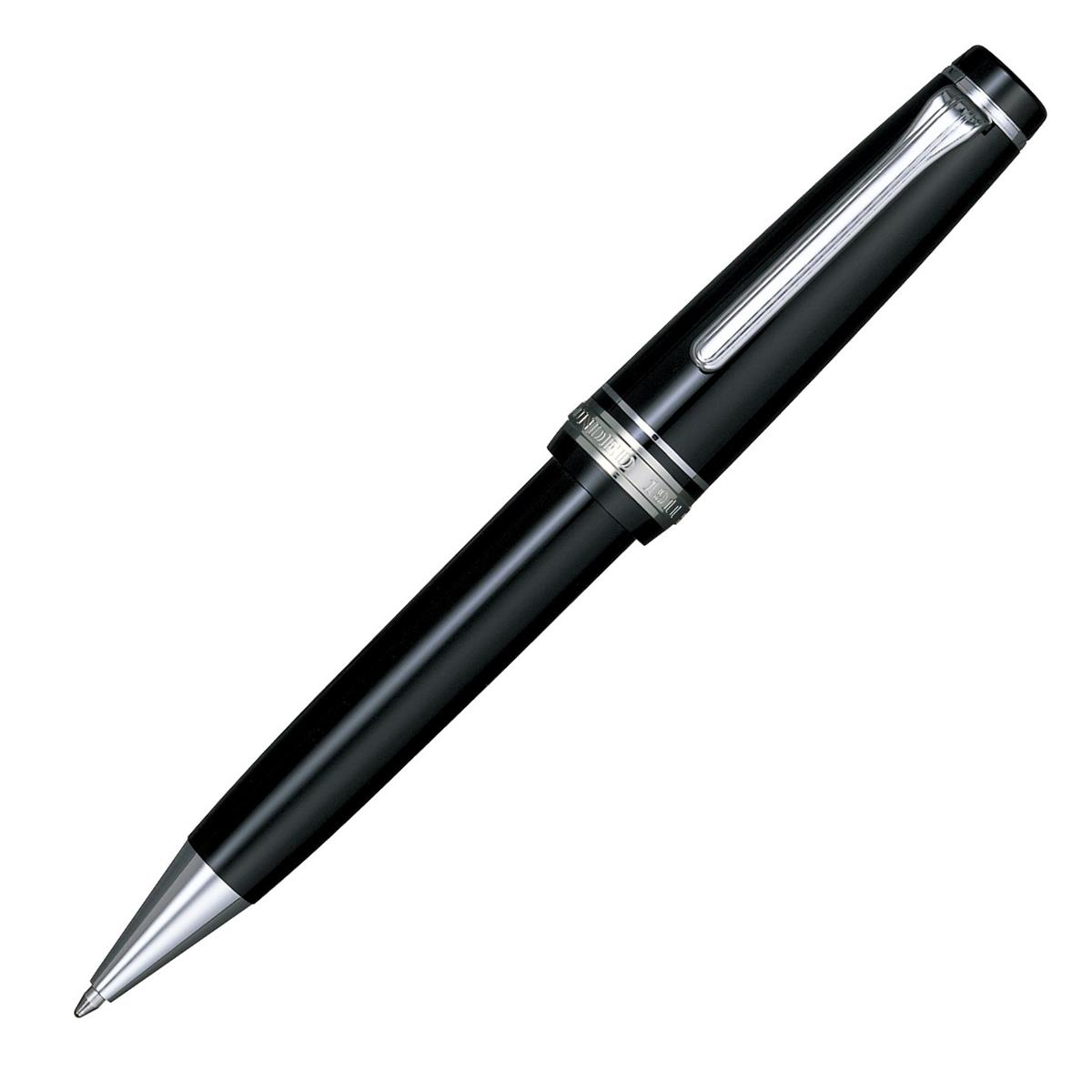 セーラー万年筆 油性ボールペン プロフェッショナルギア 銀 ブラック 16-1037-620|NUvemshop店