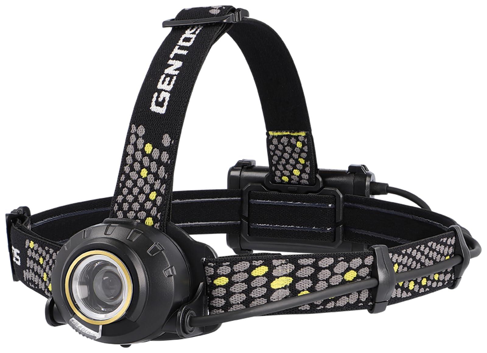 GENTOS(ジェントス) LED 前照灯 USB申し受ける式 【明るさ630lm/実用点灯8第四次元/うしろ側意識すること灯】 専用申し受ける池または単3形蓄電池3本(別売り)当て嵌める ヘッドウォーズ HLP-2503