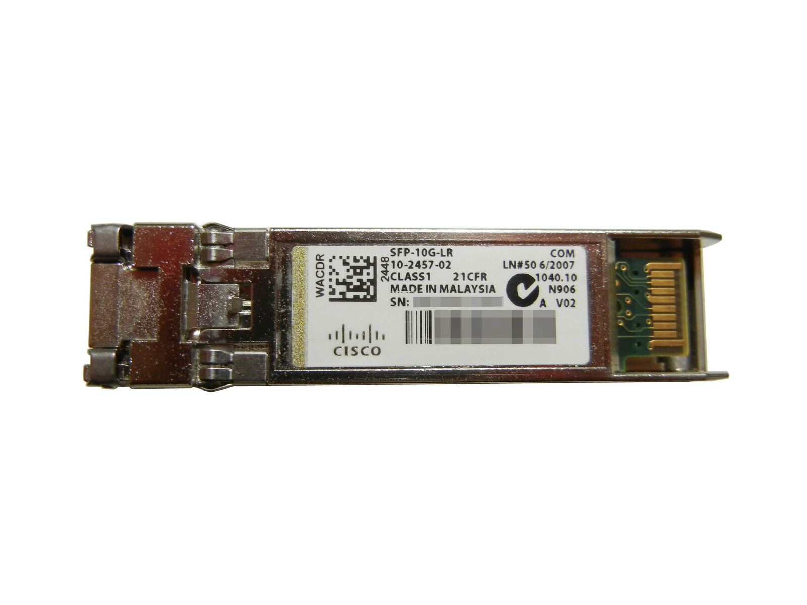 楽天市場】【中古】Cisco 10GBASE-LR モジュール SFP-10G-LR : NW工房