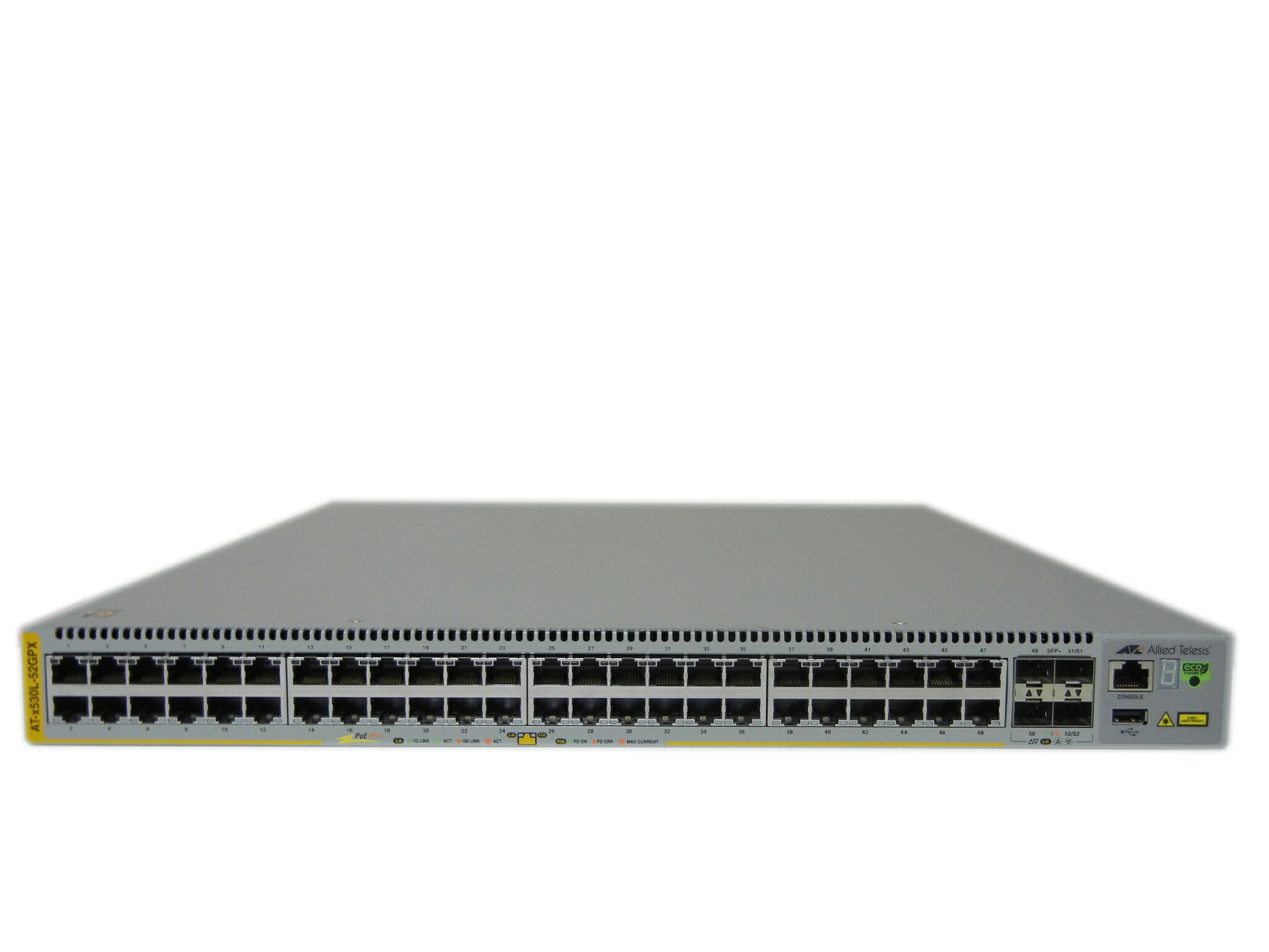 【中古】AT-x530L-52GPX 電源二基 Allied Telesis｜NW工房