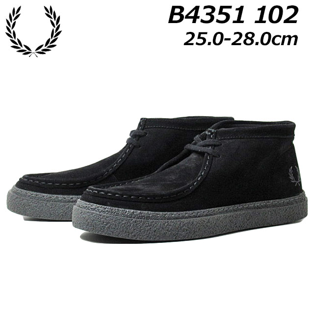 【P5倍!マラソン期間!要エントリー】フレッドペリー FRED PERRY B4351 Dawson Mid Suede ドーソンブーツ レザーシューズ メンズ 靴｜SHOES WAN店
