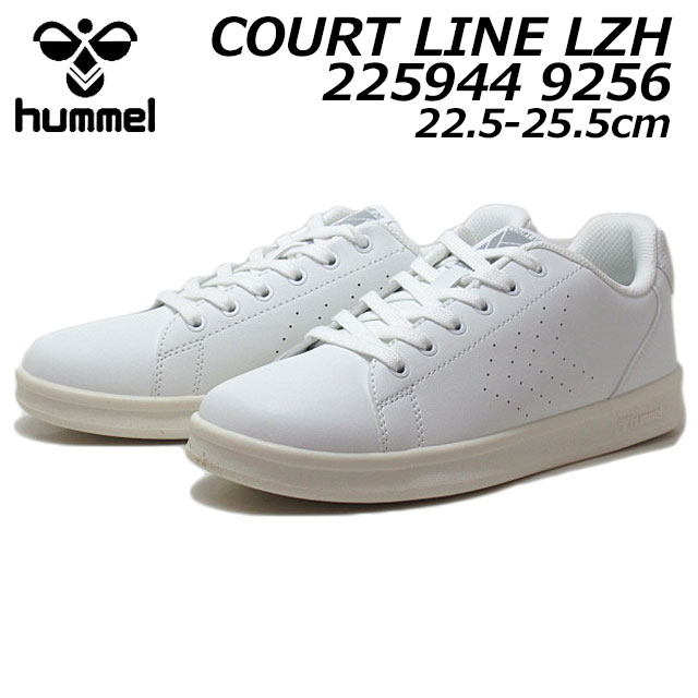【お得なクーポン配布中4/22まで】 ヒュンメル hummel 225944 COURT LINE LZH テニスデザイン カジュアルスニーカー レディース 靴