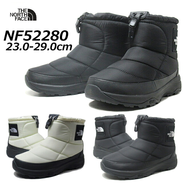 【P5倍!マラソン期間!要エントリー】ザ・ノース・フェイス THE NORTH FACE NF52280 ヌプシ ブーティ ウォータープルーフ ロゴ ショート ユニセックス メンズ レディース スノーブーツ 靴｜SHOES WAN店