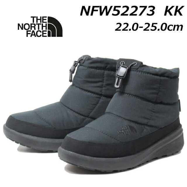 THE NORTH FACE ブーツ ブラック 25.0 cm THE NORTH FACE F25 11/7 Nuptse Bootie Backzip GTX TNFブラック×TNF