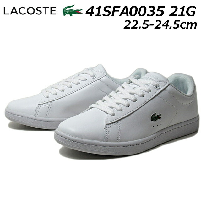 楽天市場】LACOSTE CARNABY EVO BL 21 1 SFA レディース ローカット