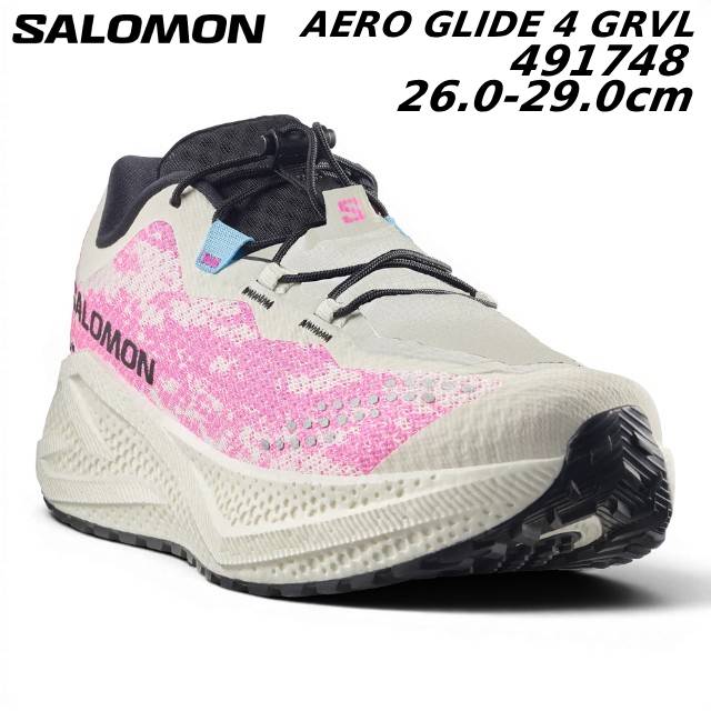 【P5倍!マラソン期間!要エントリー】サロモン SALOMON 491748 AERO GLIDE 4 GRVL 男性用ランニングシューズ メンズ 靴｜SHOES WAN店