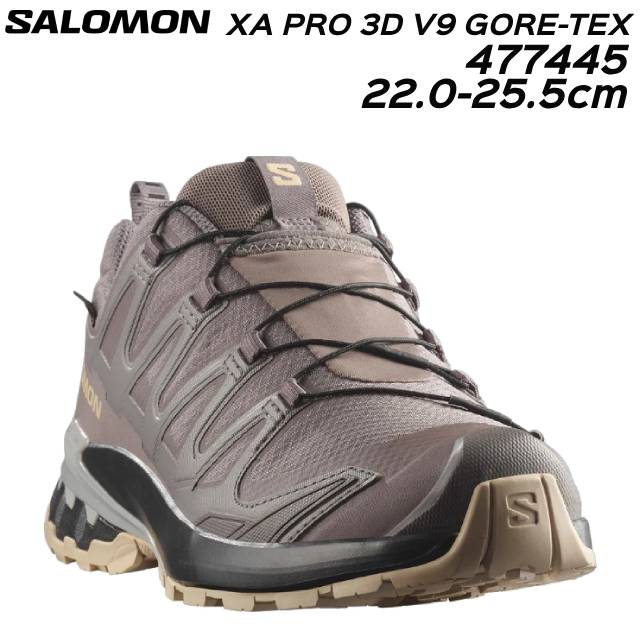 【P5倍!マラソン期間!要エントリー】 サロモン SALOMON 477445 XA PRO 3D V9 GORE-TEX 女性用トレイルランニングシューズ レディース 靴