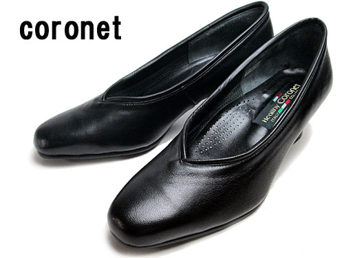 【お得なクーポン配布中4/12まで】 コロネット　coronet　コンフォートパンプス　ブラック【レディース・靴】