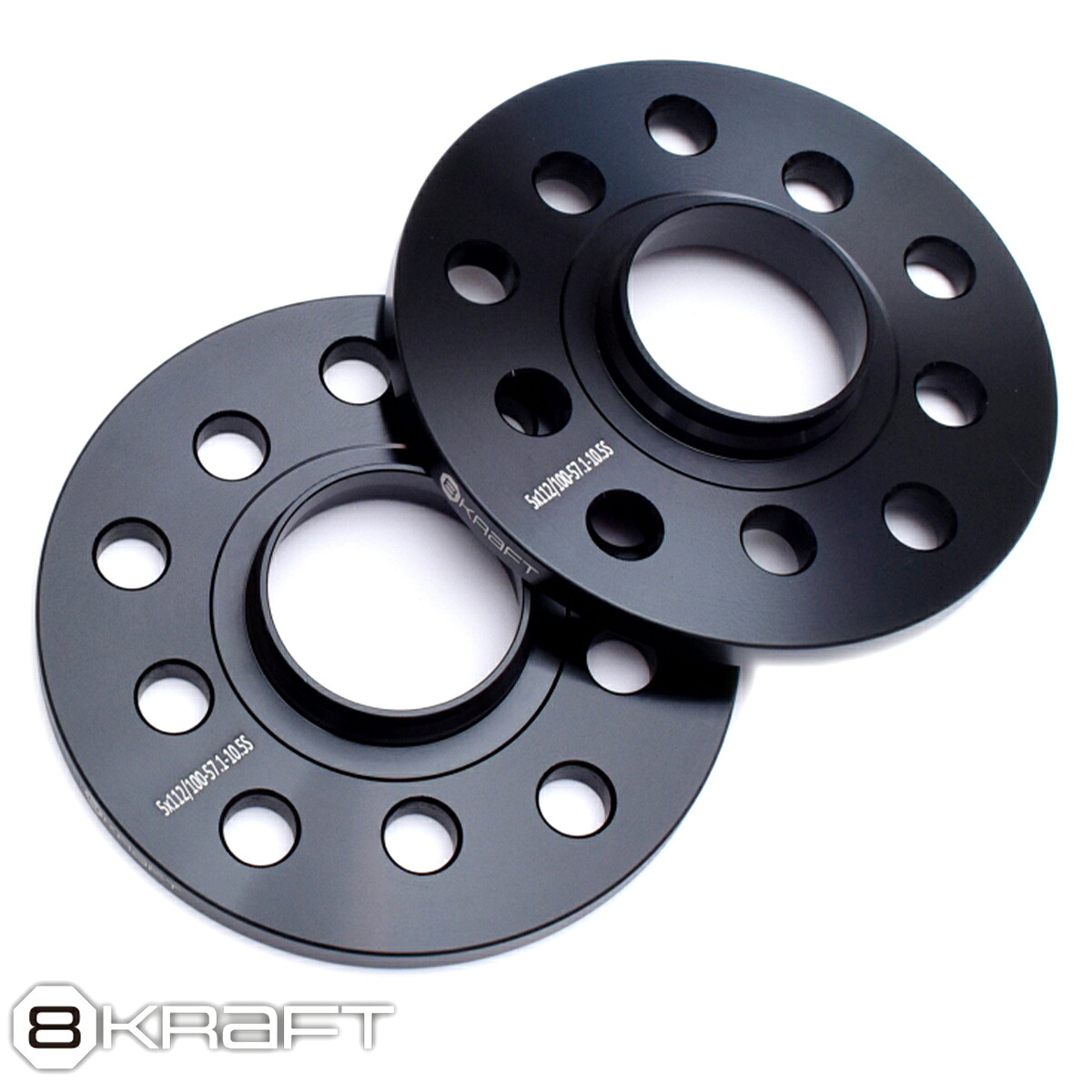 8KRAFT VW ザ・ビートル ハブ付 スペーサー 10.5ｍｍ 5H-100/112 φ57.1 ワイトレ PCD100/112 5穴 ハブ径 φ57.1 ワイドトレッド
