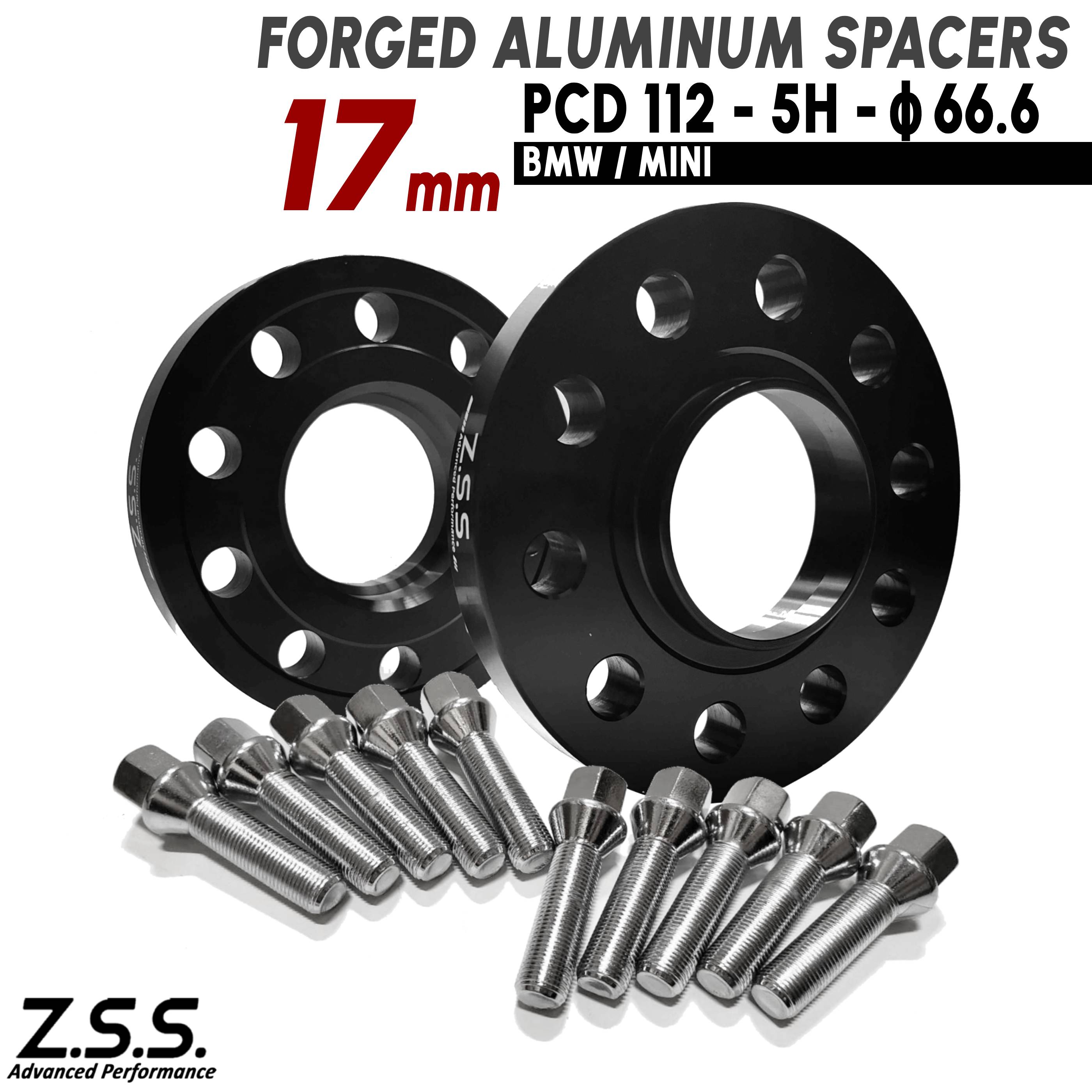 Z.S.S. AP BMW 2シリーズ グランクーペ G42 F44 Mスポーツ 218i 220i 218d 235i 240i スペーサー 17mm PCD112 66.6φ ボルト付き