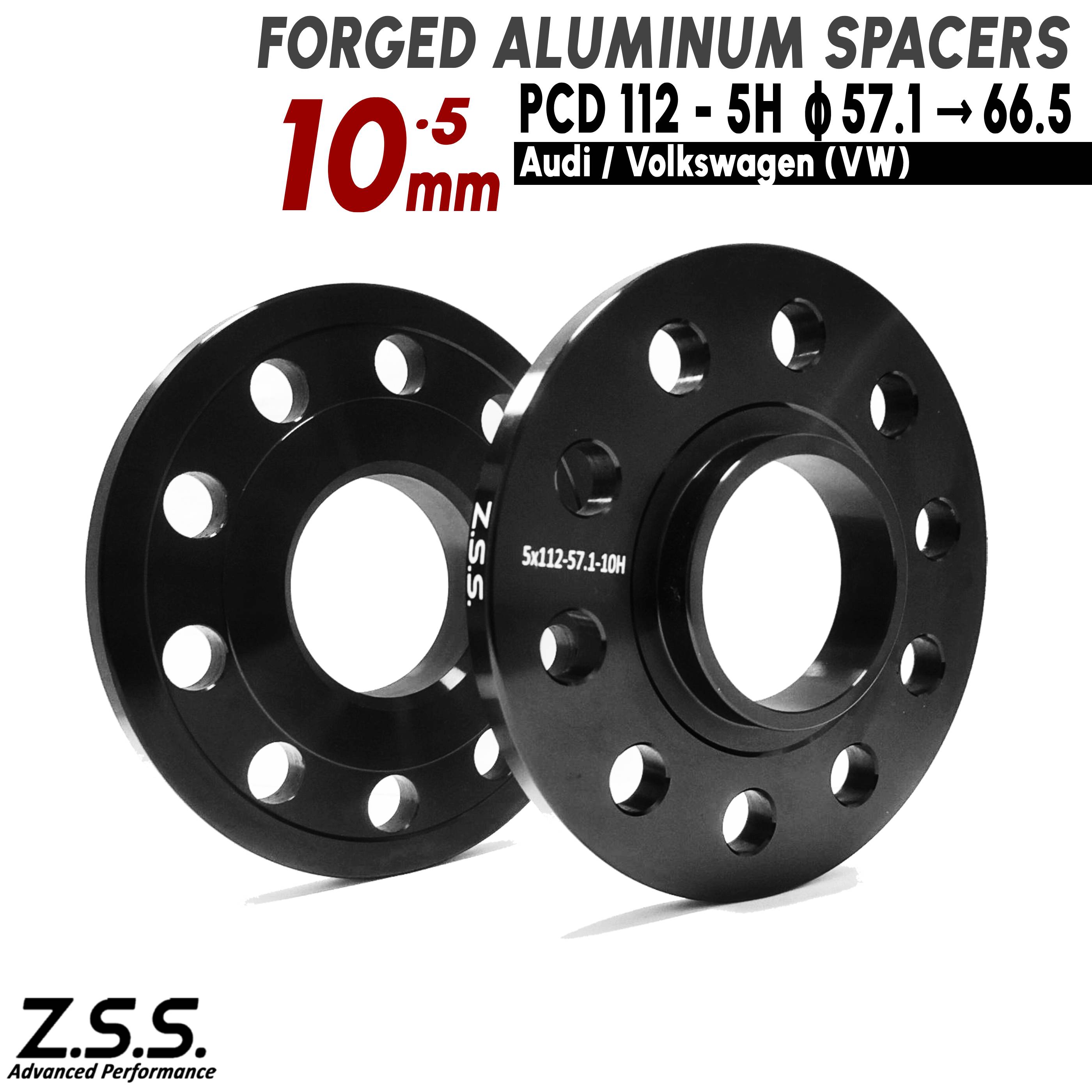 Z.S.S. AP 【ハブ径 変換スペーサー 57.1φ → 66.5φ】VW ゴルフ8 Golf8 MK8 3AA-CDDLA 3AA-CDDFY 3DA-CDDTT 3DA-CDDTS 10mm PCD112