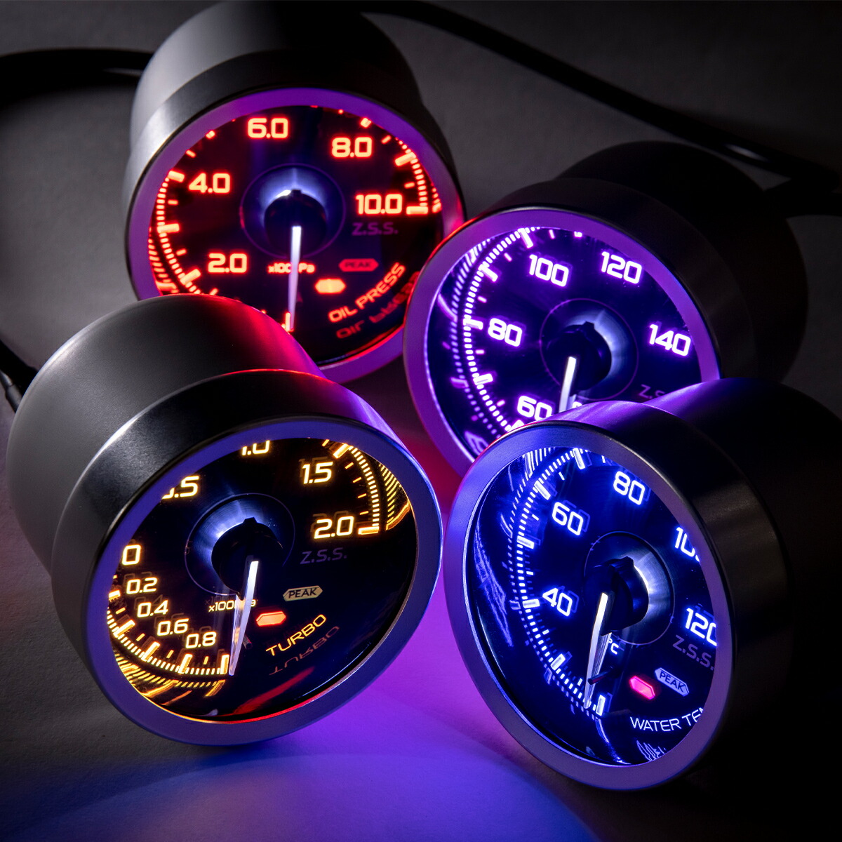 メーター　特大12個入りと大12個入り 楽天市場】Z.S.S. 水温計 メーター MCメーター V3 60mm 0℃-120℃ 7色 7