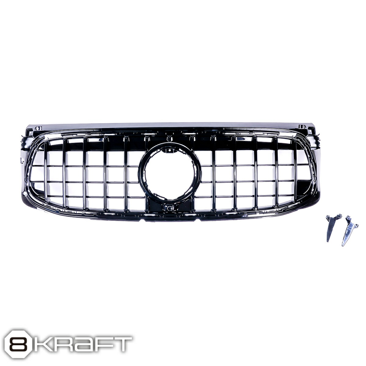 8KRAFT パナメリカーナグリル ブラック GT GRILLE メルセデス・ベンツ AMG X247 GLB 前期 GLB43 エイトクラフト