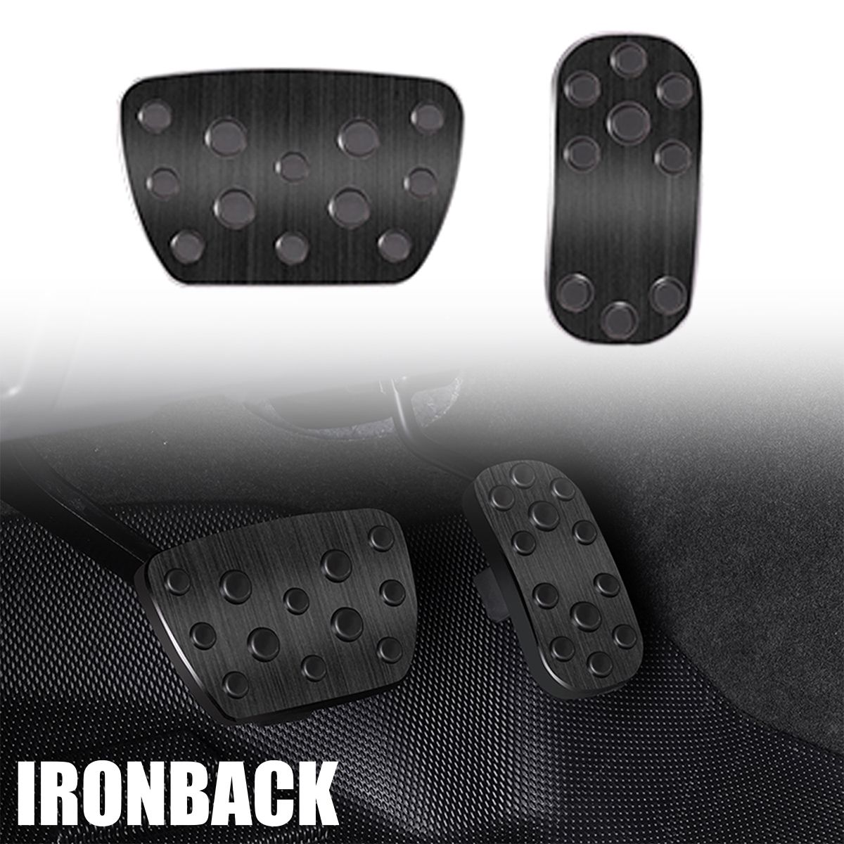 IRONBACK ランクル 250 アクセルペダル ブレーキペダル アルミ ランドクルーザー GDJ250W TRJ250W アイアンバック
