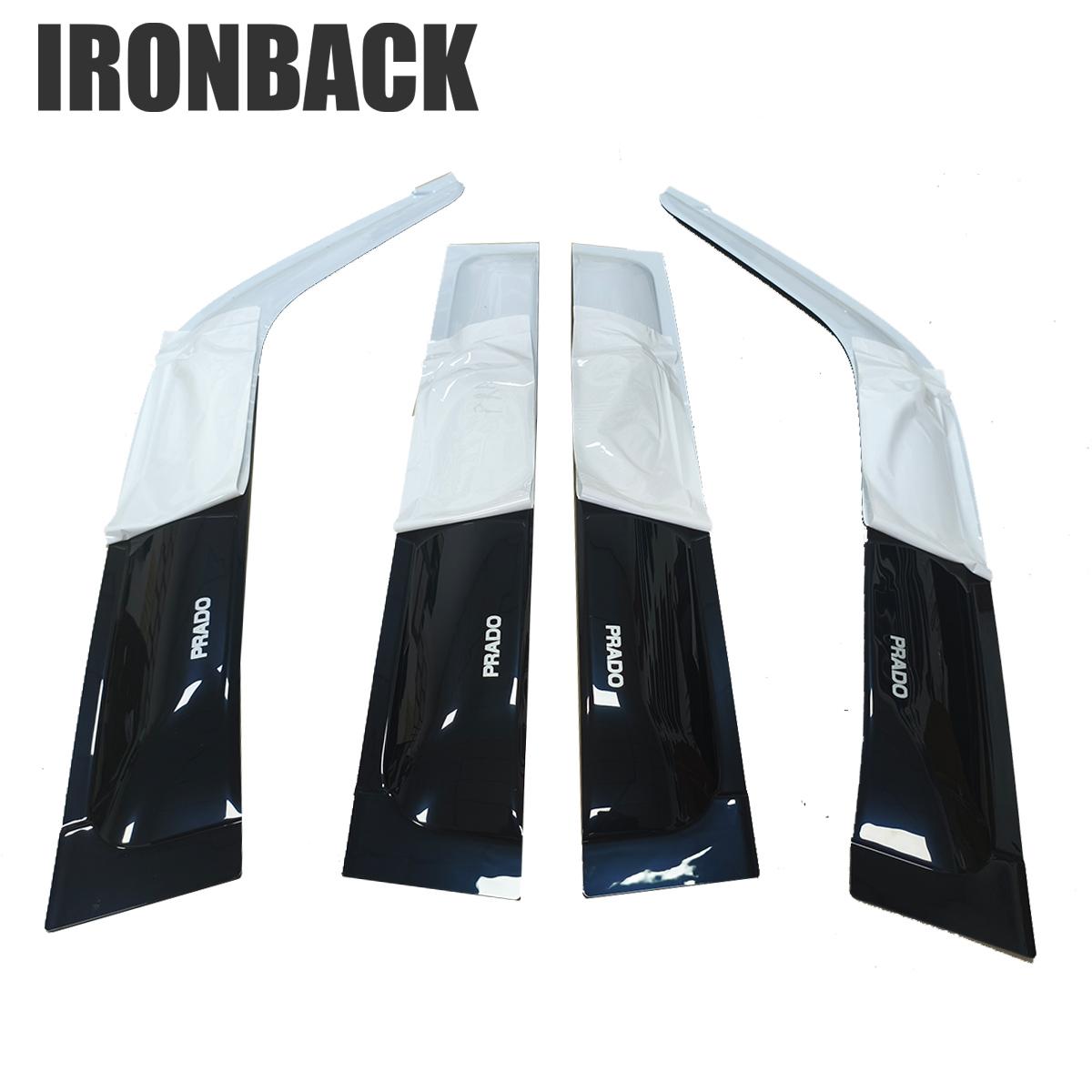 IRONBACK ランクル 250 250系 ドアバイザー ランドクルーザー GDJ250W TRJ250W スモーク ブラック アイアンバック