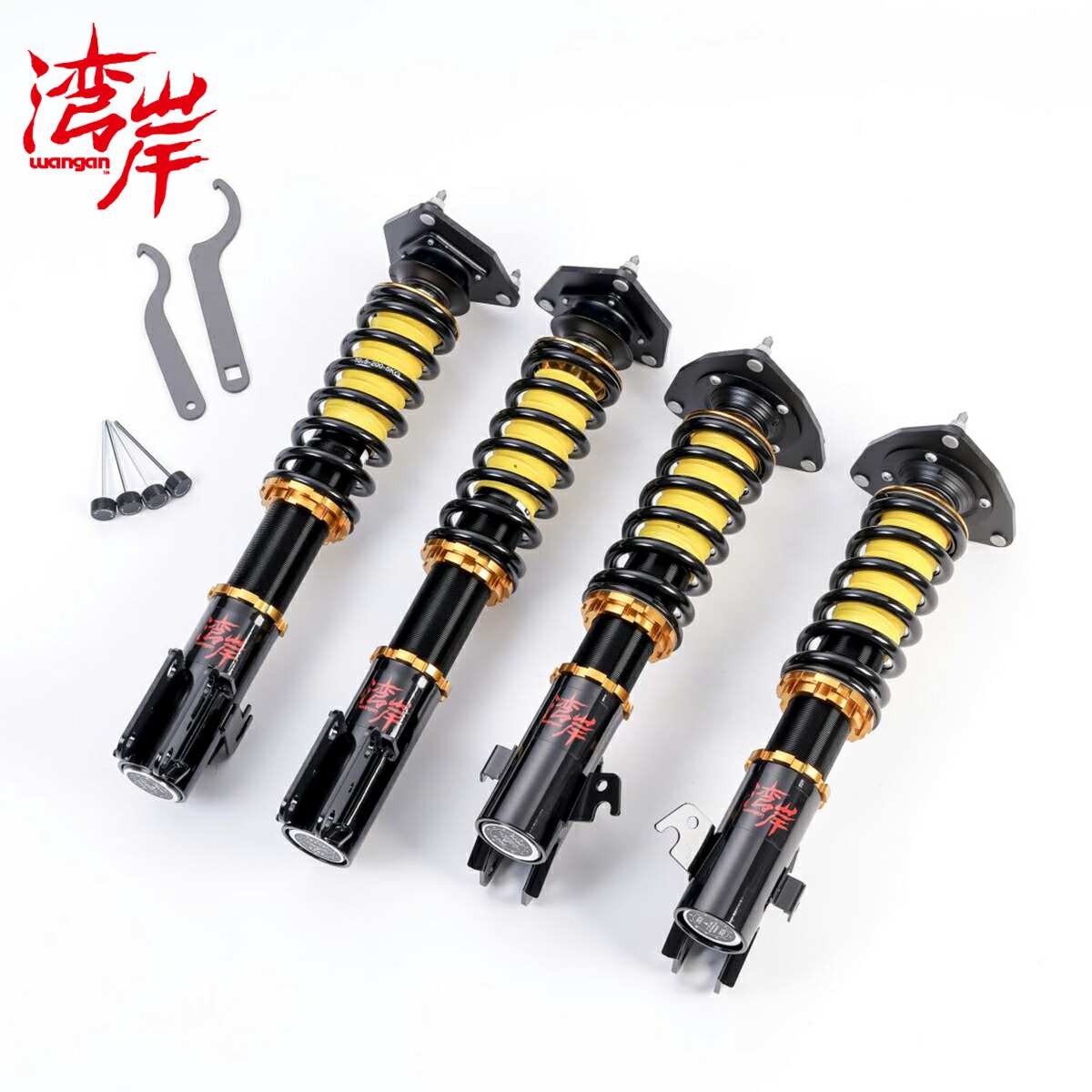 湾岸 車高調 32段階調整式 フルタップ式 インプレッサ GDB アプライドモデル E F G型 PCD114.3 ワンガン サスペンション wangan