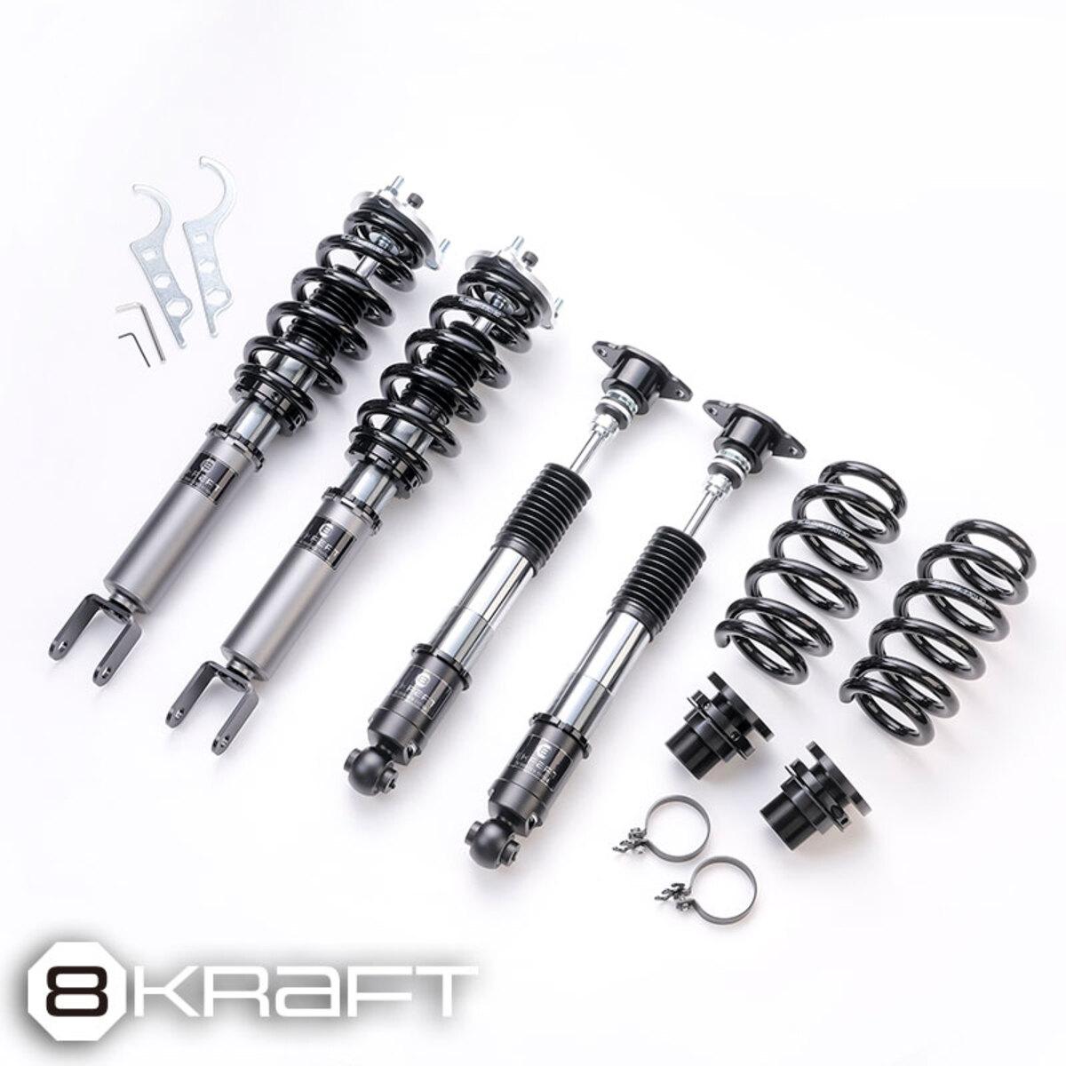 8KRAFT 全長調整 フルタップ 車高調 24段減衰調整付 メルセデスベンツ E クラス V6 6気筒 2WD 2017年～ BENZ エイトクラフト｜わくわくファイネスト