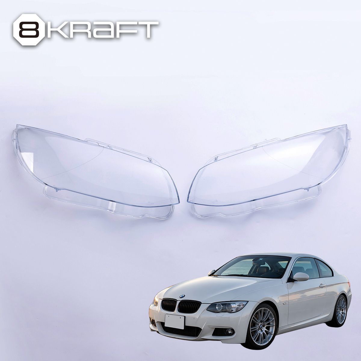 8KRAFT エイトクラフト ヘッドライト リペアレンズ BMW 3シリーズ E92 E93 2010-2014｜わくわくファイネスト 14,840円