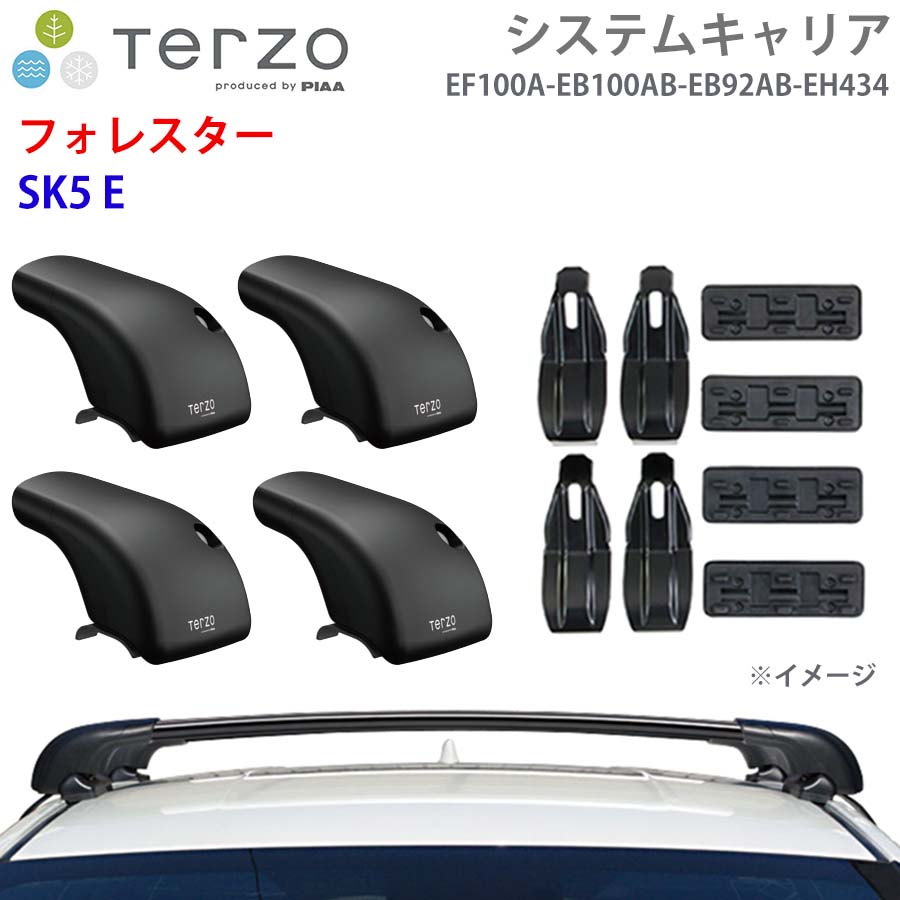 TERZO テルッツォ システムキャリア フォレスター SK5 E 一台分 EF100A EB100AB EB92AB EH434 フット エアロバー 取付ホルダー E1E1｜NyaaaLinks