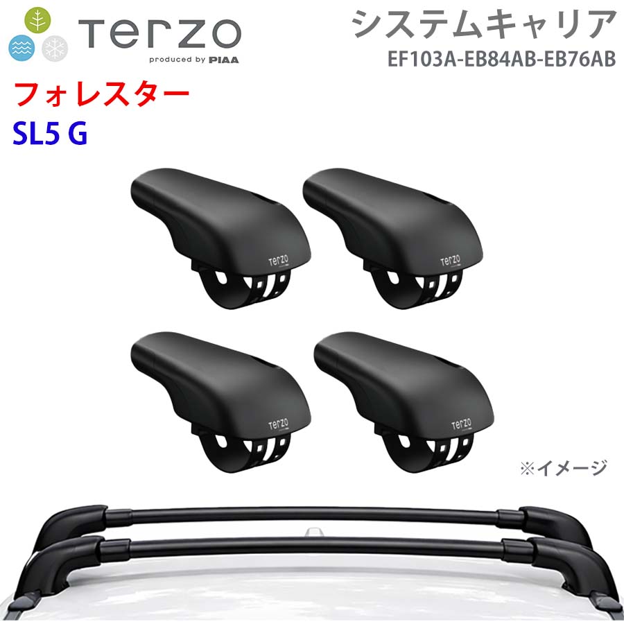 TERZO テルッツォ システムキャリア フォレスター SL5 G 一台分 EF103A EB84AB EB76AB フット エアロバー E1E1