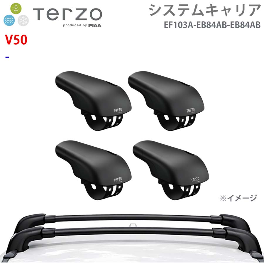 TERZO テルッツォ システムキャリア V50 一台分 EF103A EB84AB EB84AB フット エアロバー E1E1｜NyaaaLinks