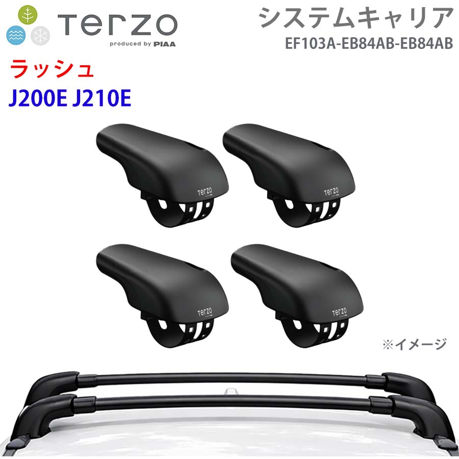 TERZO テルッツォ システムキャリア ラッシュ J200E J210E 一台分 EF103A EB84AB EB84AB フット エアロバー E1E1|NyaaaLinks