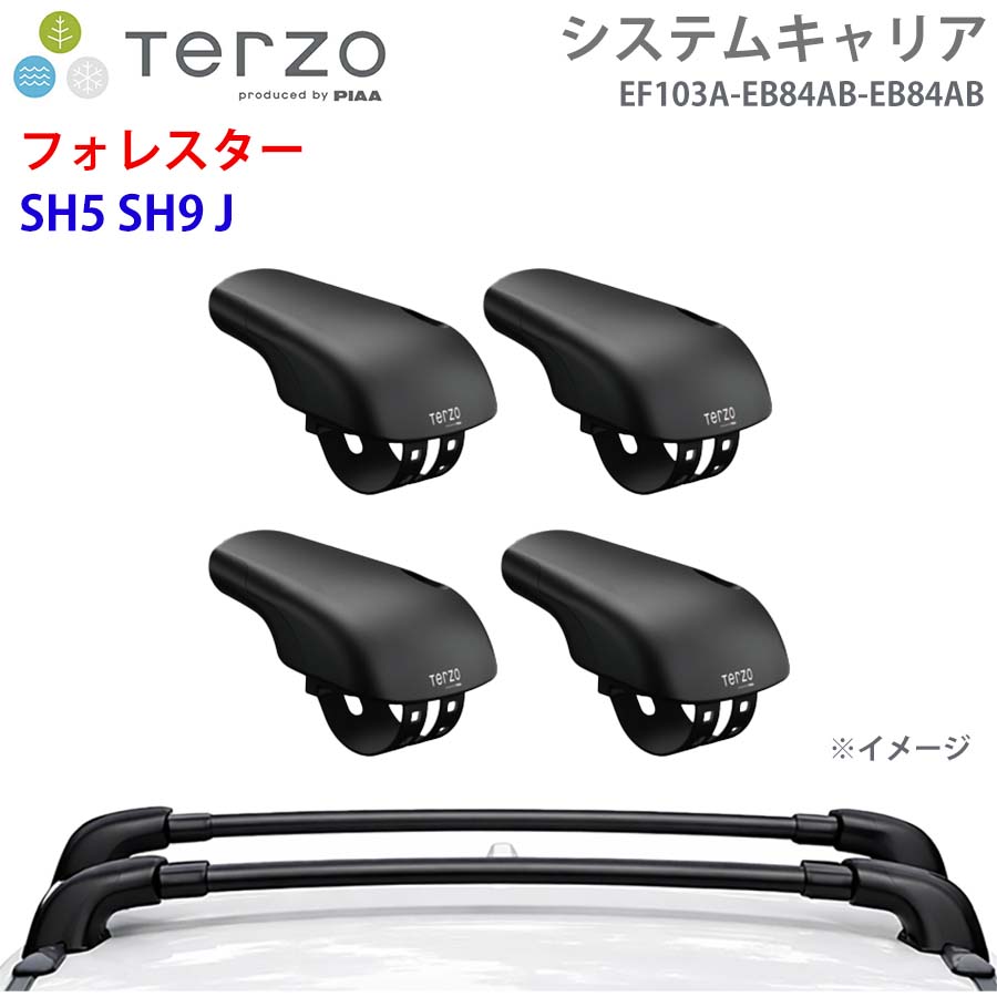 TERZO テルッツォ システムキャリア フォレスター SH5 SH9 J 一台分 EF103A EB84AB EB84AB フット エアロバー E1E1