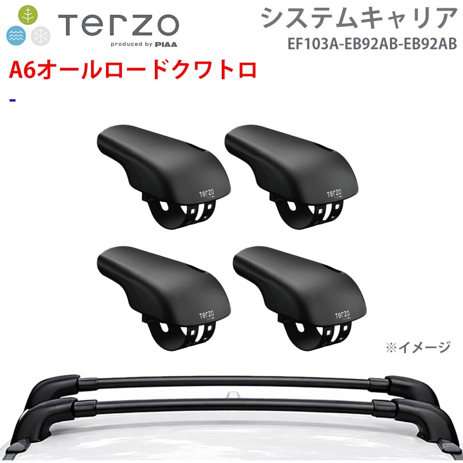 TERZO テルッツォ システムキャリア A6オールロードクワトロ 一台分 EF103A EB92AB EB92AB フット エアロバー E1E1|NyaaaLinks