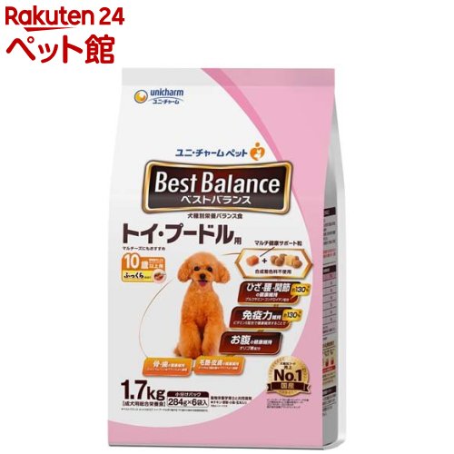 【楽天市場】ベストバランス トイ・プードル用 10歳以上用 ふっくら(1.7kg)【dalc_unicharmpet】【d_ucd】【ベスト