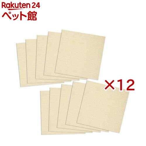 おくだけ吸着 タイルマット 45*45cm アイボリー(10枚入&times;12セット)【おくだけ吸着】｜24 ペット館