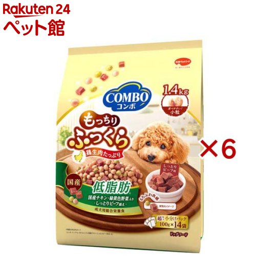 コンボ ドッグ もっちりふっくら 低脂肪(1.4kg×6セット)【コンボ(COMBO)】 7,864円