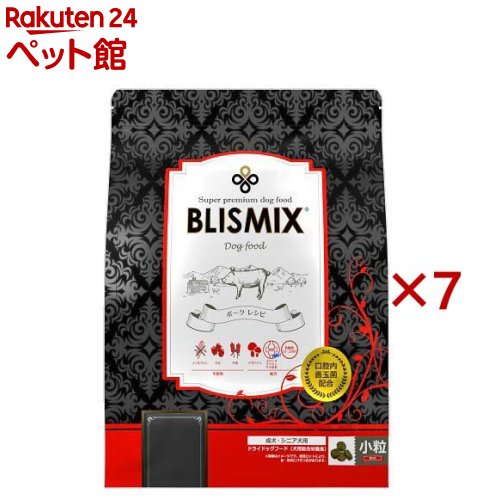 ブリスミックス ポーク 小粒(1kg&times;7セット)【ブリスミックス】｜24 ペット館