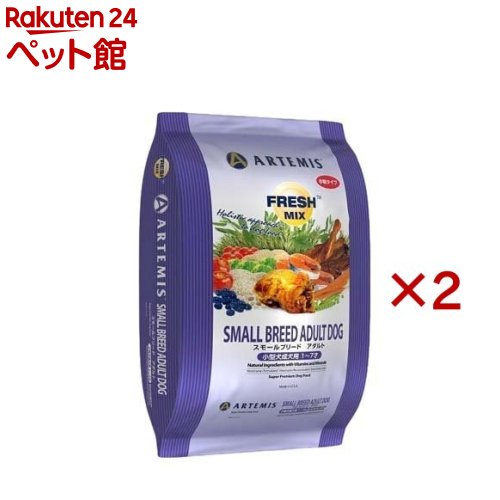 フレッシュミックス スモールブリード アダルト(6kg&times;2セット)【アーテミス　フレッシュミックス】｜24 ペット館
