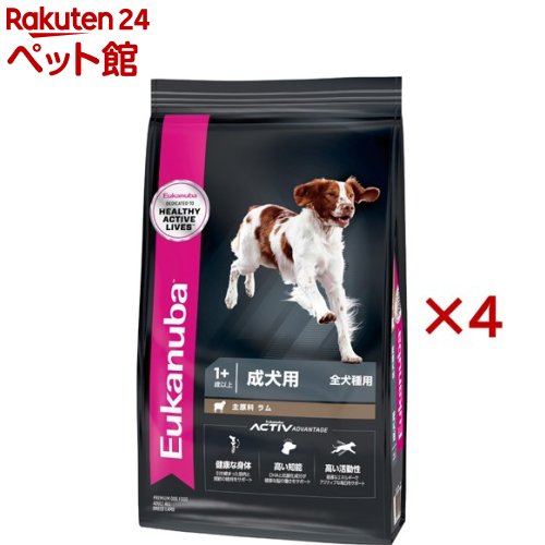 ユーカヌバ アダルト ラム&ライス 成犬用 全犬種用 1歳以上(2.7kg×4セット)【ユーカヌバ(Eukanuba)】|24 ペット館